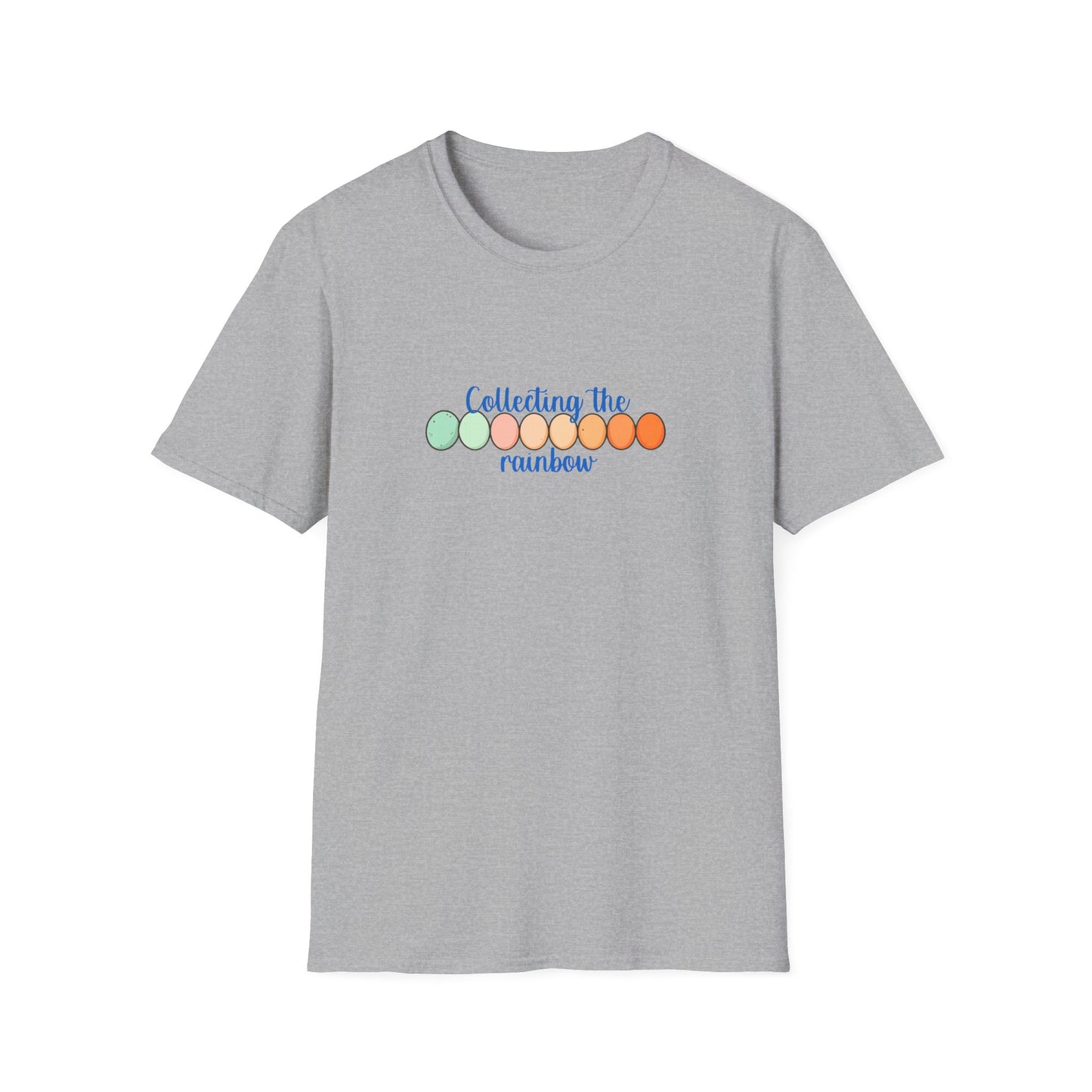Collecting the Rainbow - colored egg tee