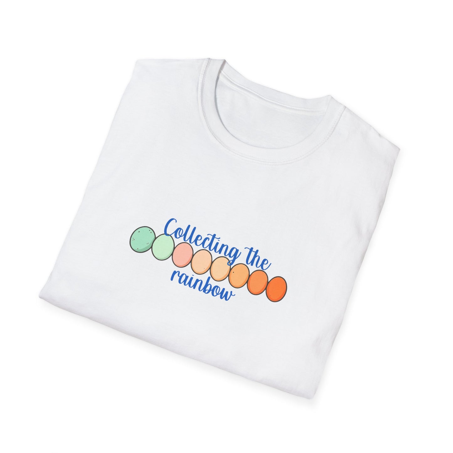 Collecting the Rainbow - colored egg tee