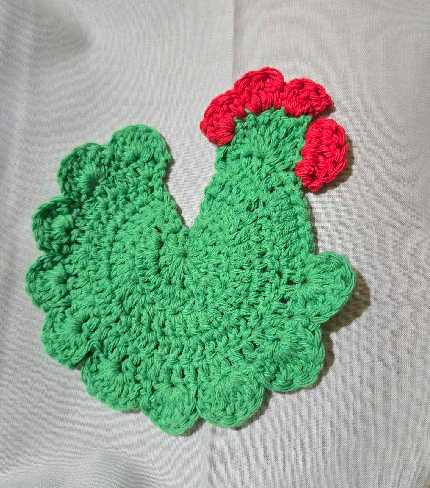 Limited Edition Christmas Chicken Dishcloths-set of 2