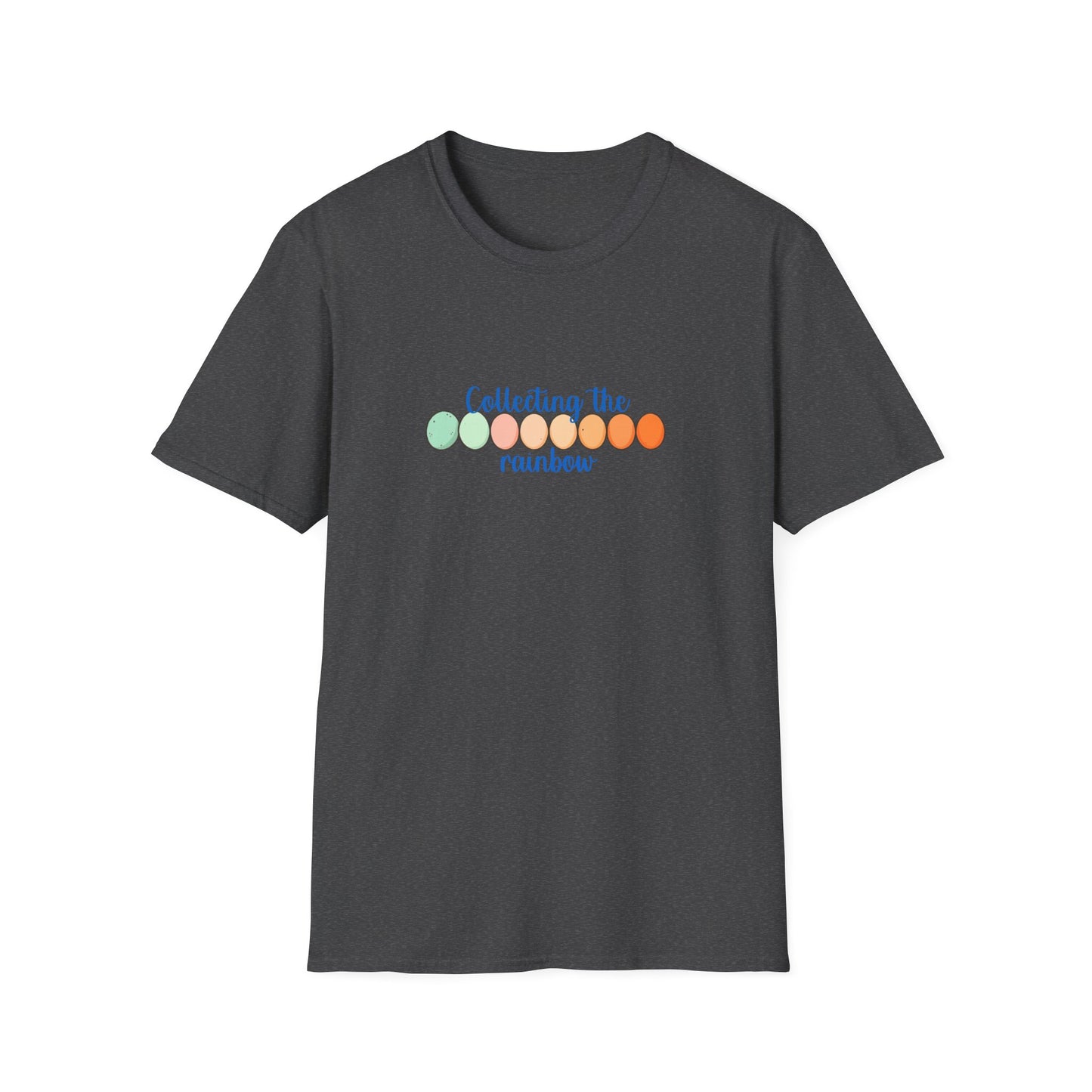 Collecting the Rainbow - colored egg tee